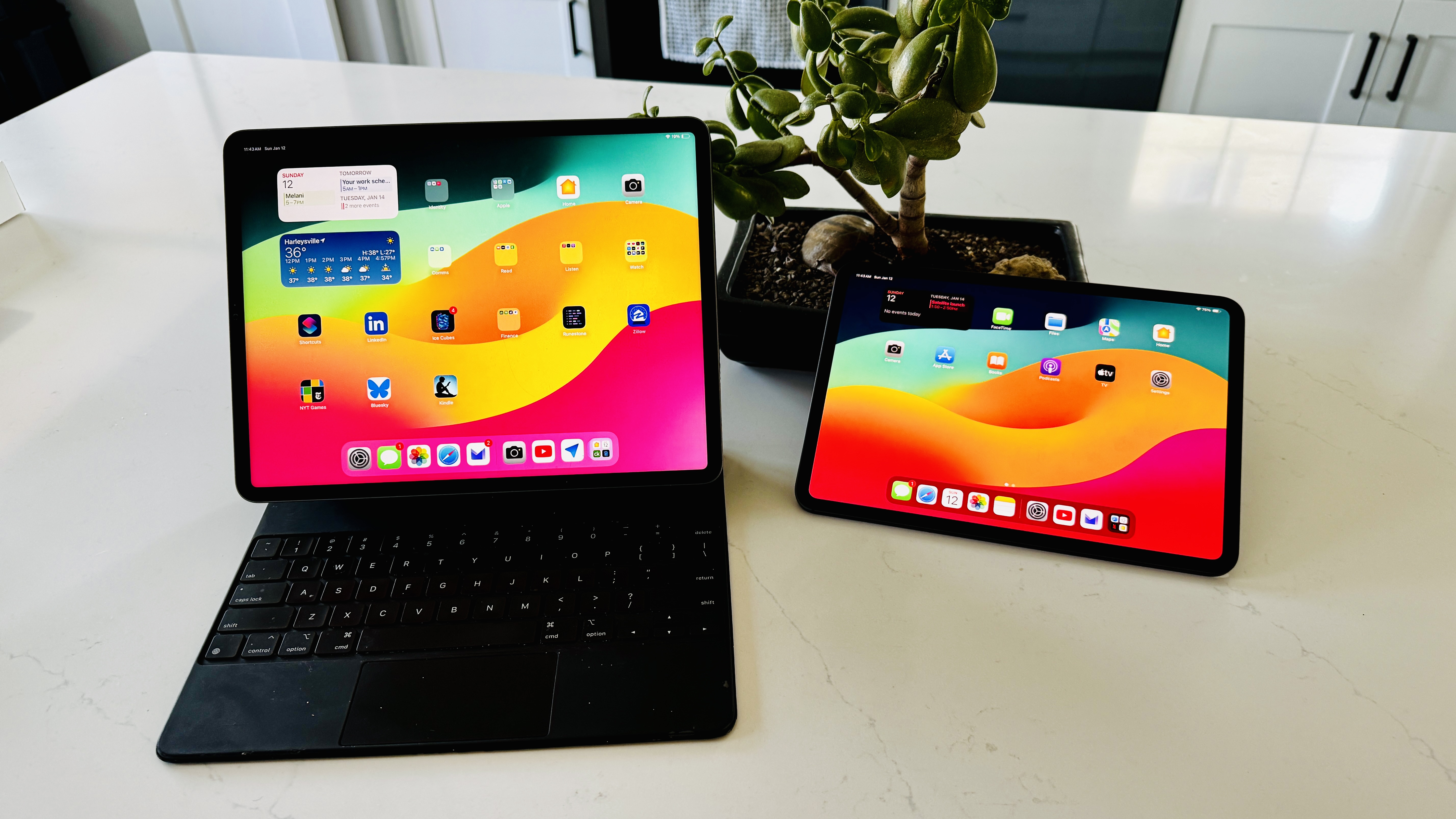 iPad Pro in two sizes