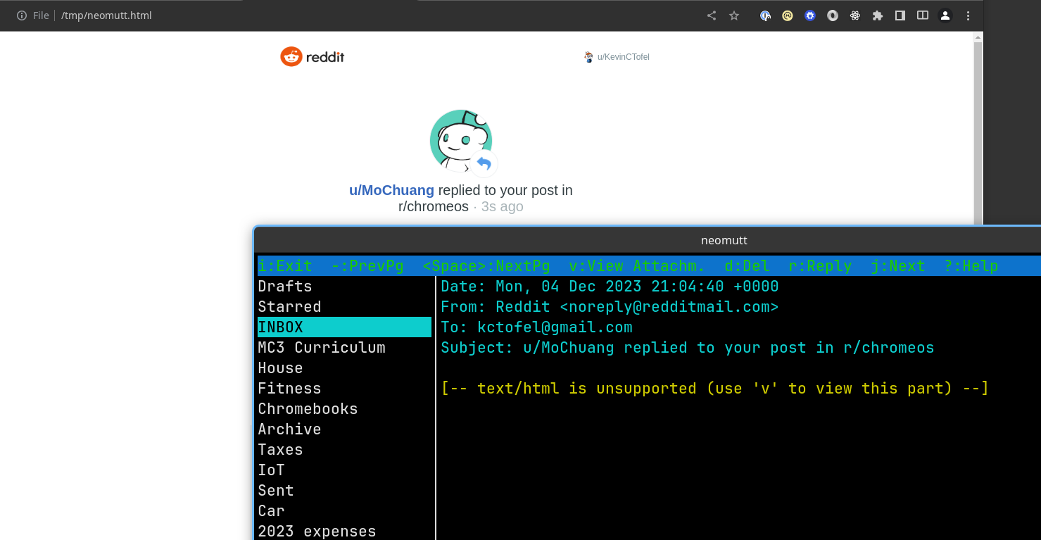 HTML email