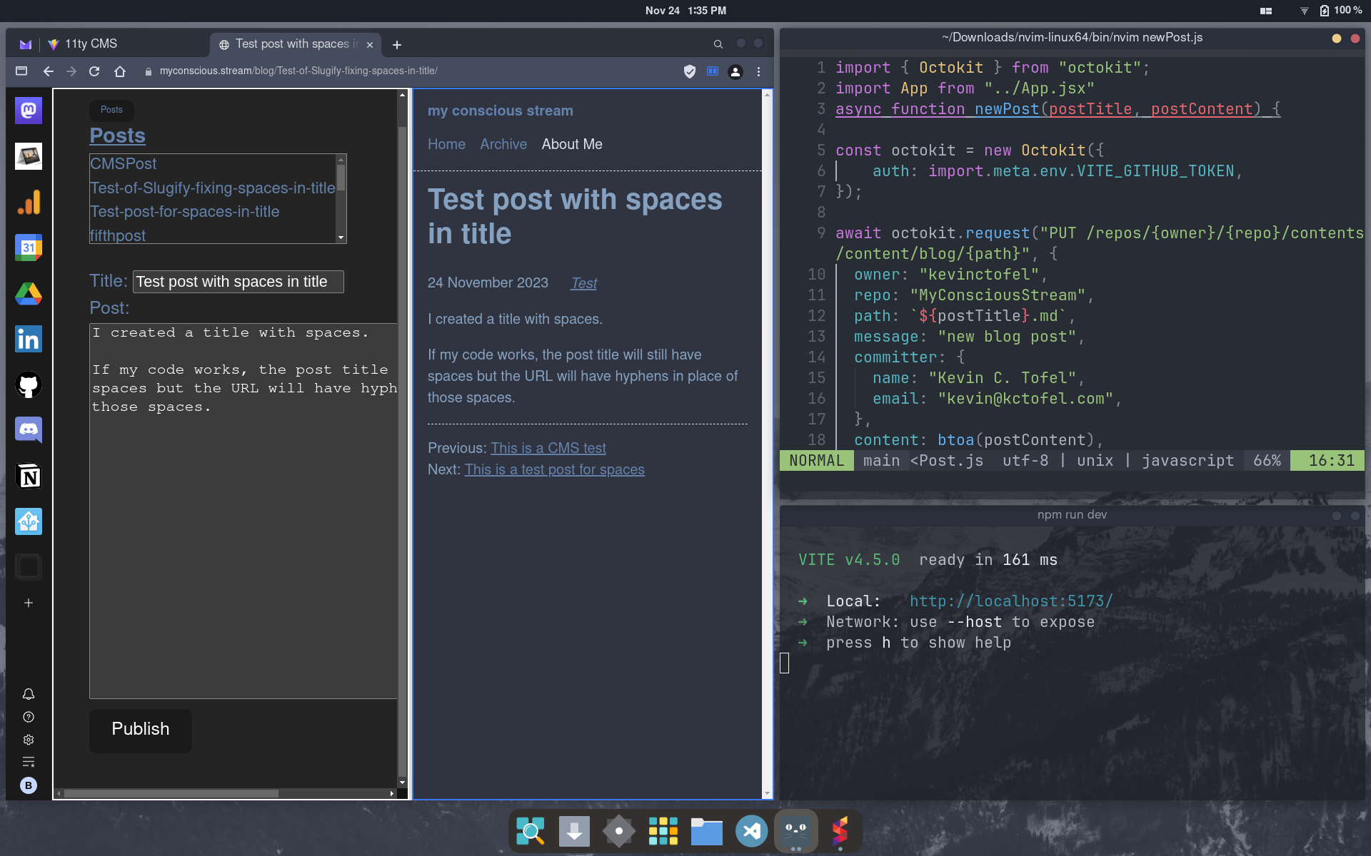 My CMS Prototype